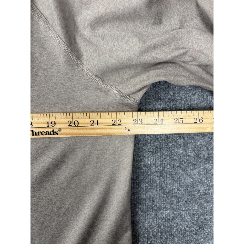 Quince Hoodie Mens XL Brown Sweatshirt Polyester Spandex Performance Gym Preppy - Picture 4 of 6